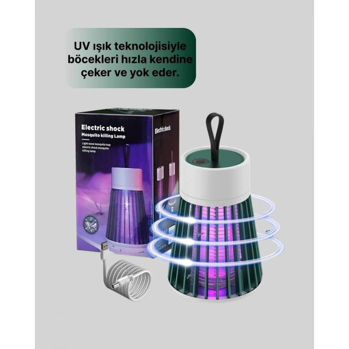 VipMarketim 2’si 1 Arada LED Işıklı Elektrikli Böcek Öldürücü