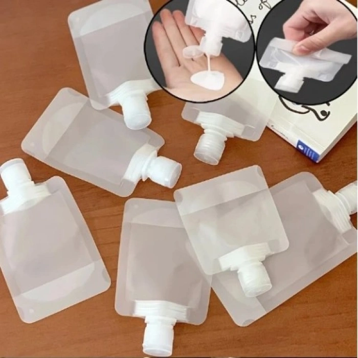 VipMarketim 3 Adet 100ml Krem Şampuan Kabı Tekrar Kullanılabilir Set