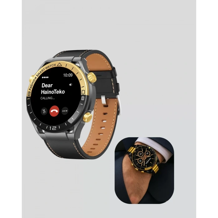 VipMarketim 3 Bileklikli Amoled Akıllı Saat Bluetooth Çağrı ve Sağlık Takipli Yeni Nesil