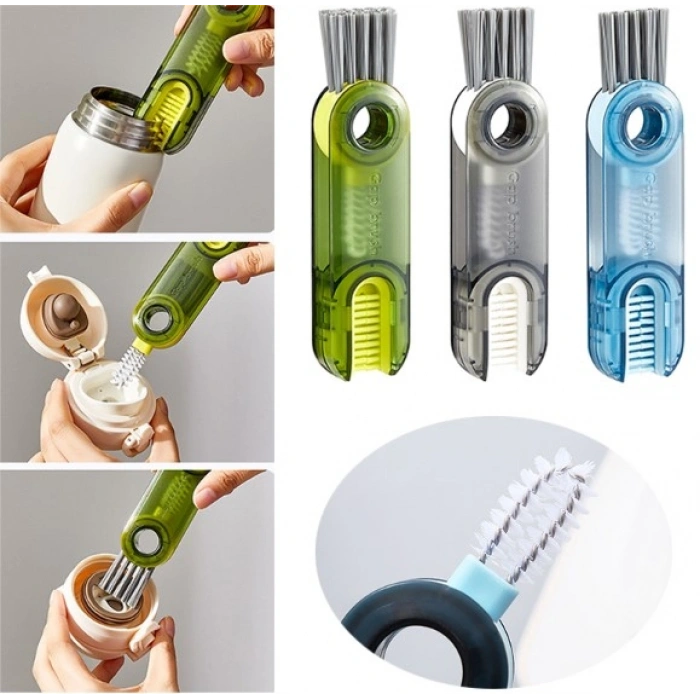 VipMarketim  3 Fonksiyonlu Çok Amaçlı Temizleme Fırçası