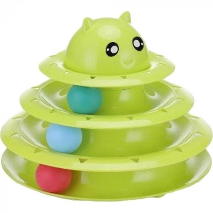 VipMarketim  3 Katlı Kedi Oyuncağı Turntable Cat Toy