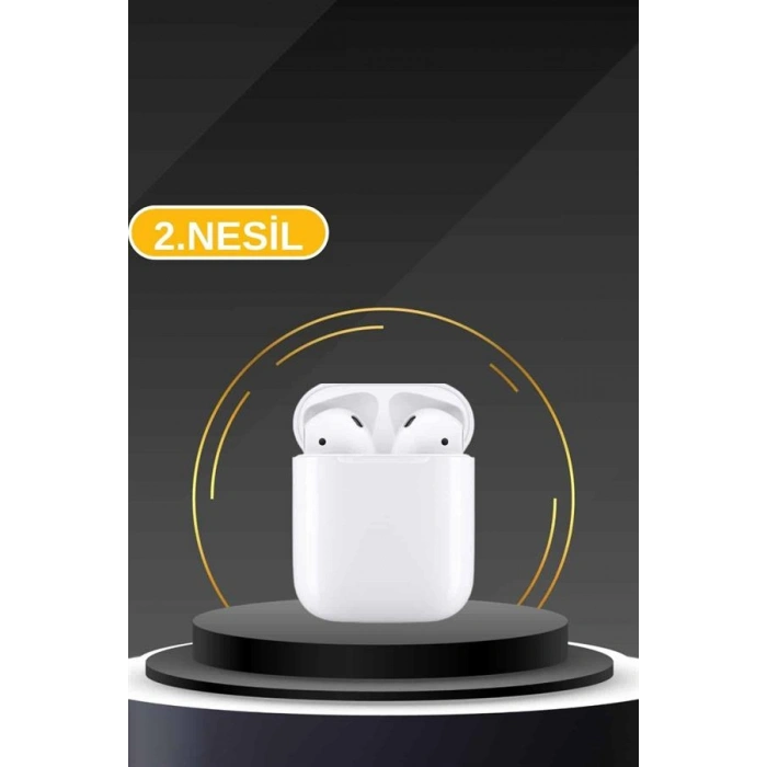 VipMarketim 3 Kordonlu Dokunmatik Ekran Akıllı Saat ve 2.Nesil Kablosuz Bluetooth Kulaklık ANC/ENC