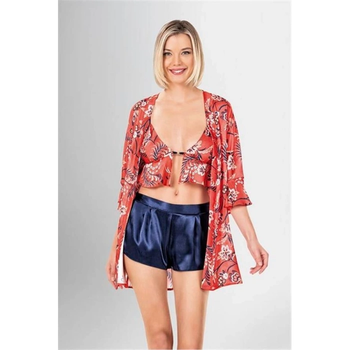 VipMarketim 3Lü Şort Takımı Desenli