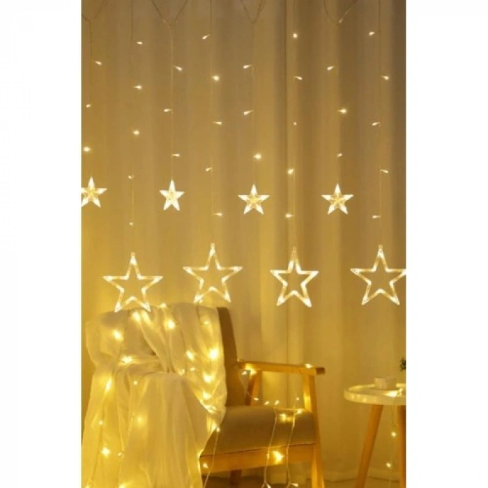 VipMarketim 3 Metre Yıldız Şekilli LED Işık