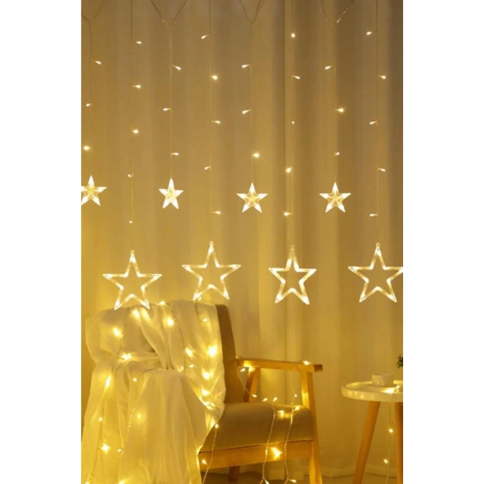 VipMarketim 3 Metre Yıldız Şekilli LED Işık