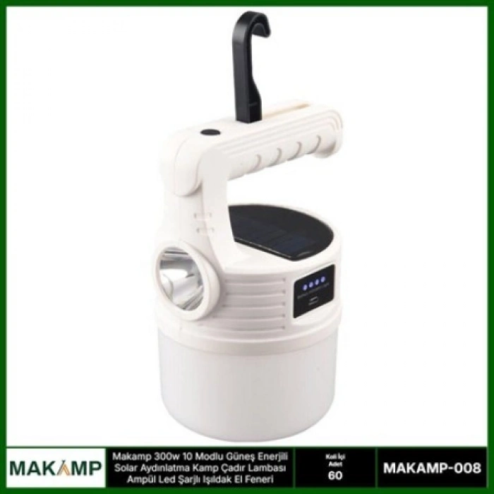 VipMarketim 300W 10 Modlu Kamp Çadır Lambası