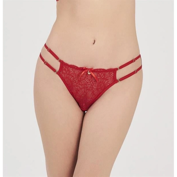 VipMarketim  3211 Çift İpli Kırmızı Silip