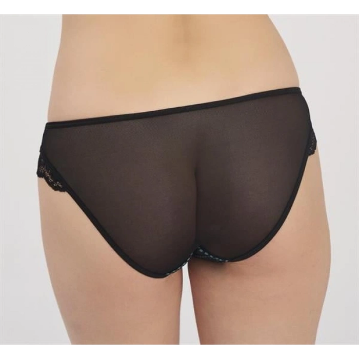 VipMarketim  3213 Dantel Detaylı Yeşil Slip