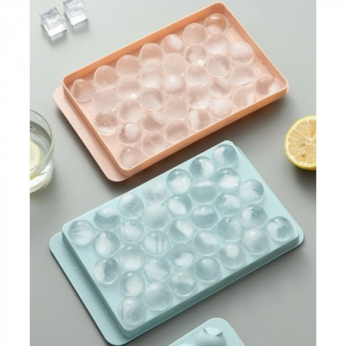 VipMarketim 33 Hazneli Küre Buz Kalıbı Pembe