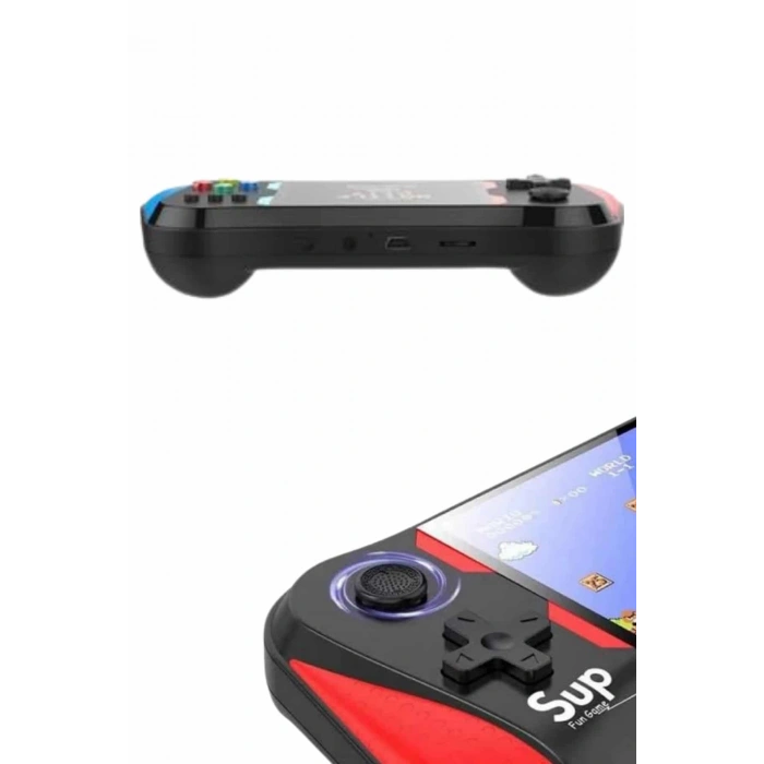 VipMarketim 3.5 İnç 500 Klasik Retro Oyun Yüklü Kollu Oyun Konsolu