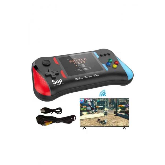 VipMarketim 3.5 İnç 500ü 1 Arada Klasik Oyun Konsolu Nostalji Oyunlu Atari