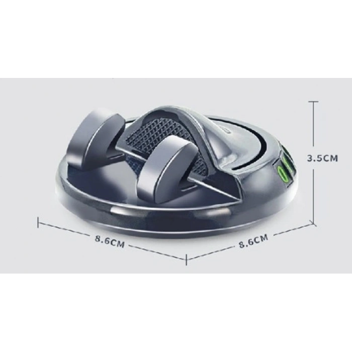 VipMarketim 360° Dönebilen Yapışkanlı Numaratörlü Araç Telefon Tutucu