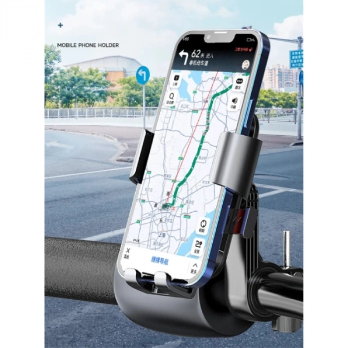 VipMarketim 360° Gidon Bisiklet Motosiklet Telefon Tutucu
