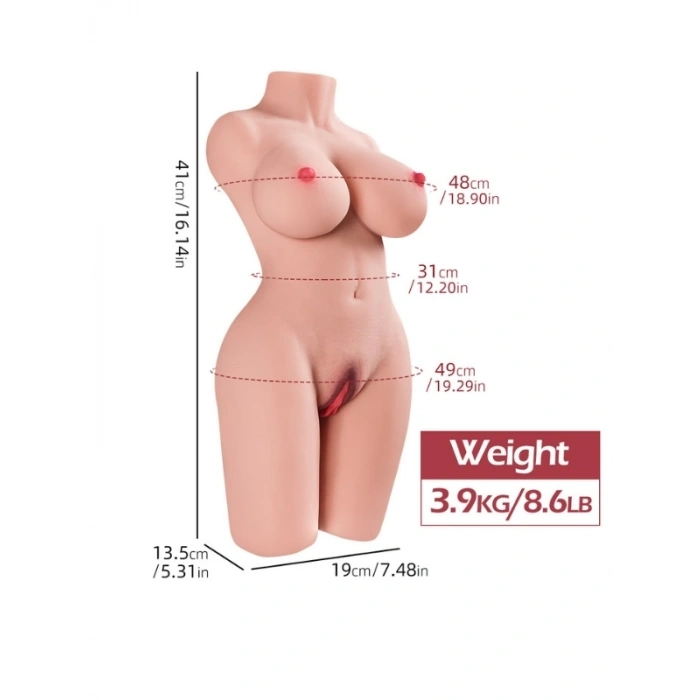 VipMarketim 3,9 kg mini yarım vücut manken