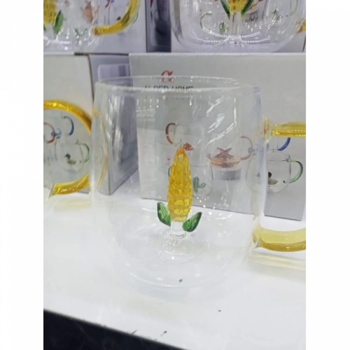 VipMarketim 3D Mısır Figürlü Kupa Bardak