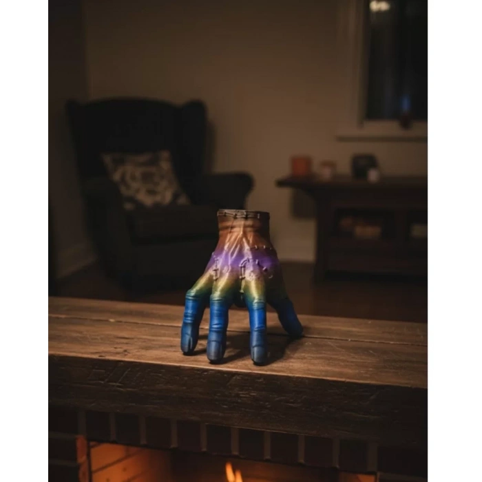 VipMarketim 3D Renk Geçişli El Obje 27x22 cm Büyük Boy Ev Dekorasyonu