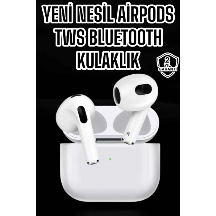 VipMarketim 3.Nesil TWS Bluetooth Kulaklık Mikrofonlu ANC Özelliği Dokunmatik Kontrol