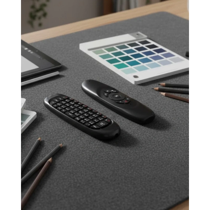 VipMarketim 3’ü 1 Arada Kablosuz Hava Mouse Mini Klavye Kumanda