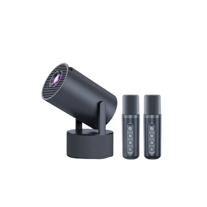 VipMarketim 3ü1 Arada Projeksiyon Karaoke ve Bluetooth Hoparlör