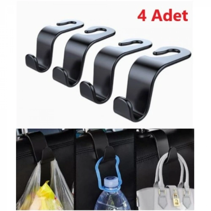 VipMarketim 4 Adet Araba Koltuk Arkası Askı
