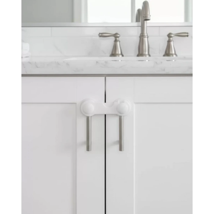 VipMarketim 4 Adet Dolap ve Çekmece Emniyet Kilidi Çift Taraflı Bantlı Güvenli Tasarım