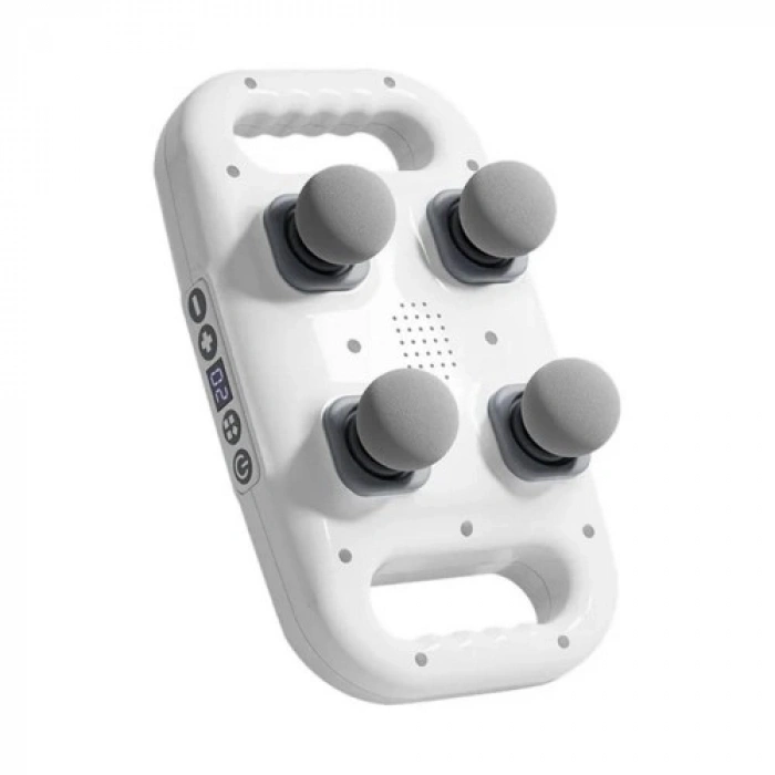 VipMarketim 4 Başlıklı Masaj Tabancası - Ergonomik Derin Doku Sırt ve Boyun Masaj Aleti Ağrı ve Sızı Giderici