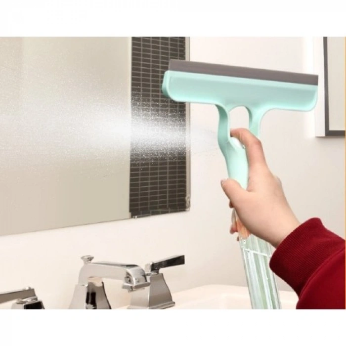 VipMarketim 4 in 1 Spreyli Çek Çekli Camsil ve Fırça Aparatı