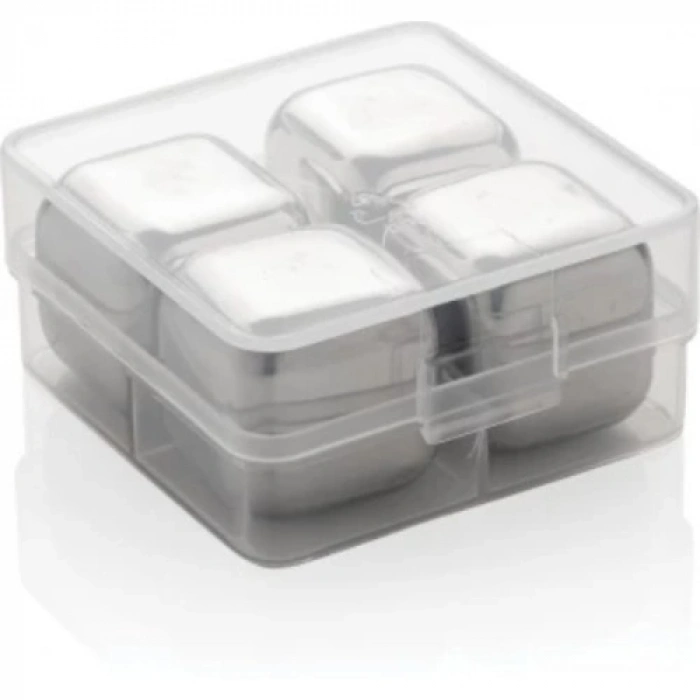 VipMarketim 4lü Çelik Metal Kaplama Buz Taşı