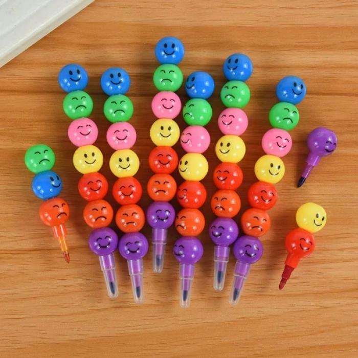 VipMarketim 4lü Emojili Yumurtlayan Boya Kalemi Seti