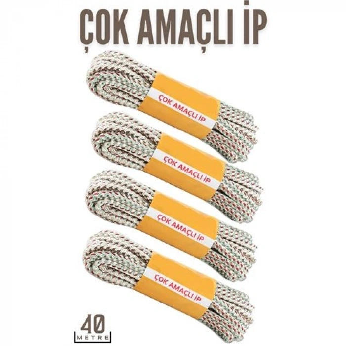 VipMarketim 40 Metre Çok Amaçlı Hamak İpi