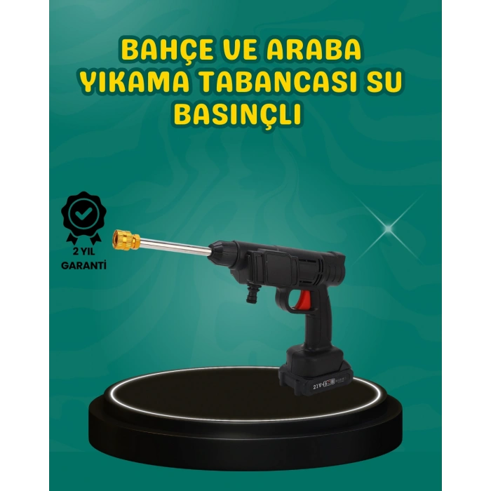 VipMarketim 48V Şarjlı Basınçlı Yıkama Cihazı Köpük Hazneli 2025 Orijinal Model