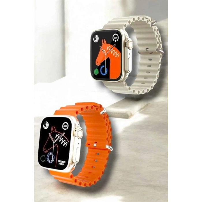 VipMarketim 49MM Ekranlı Kan Basıncı ve Adımsayar Özellikli Bluetooth Akıllı Saat