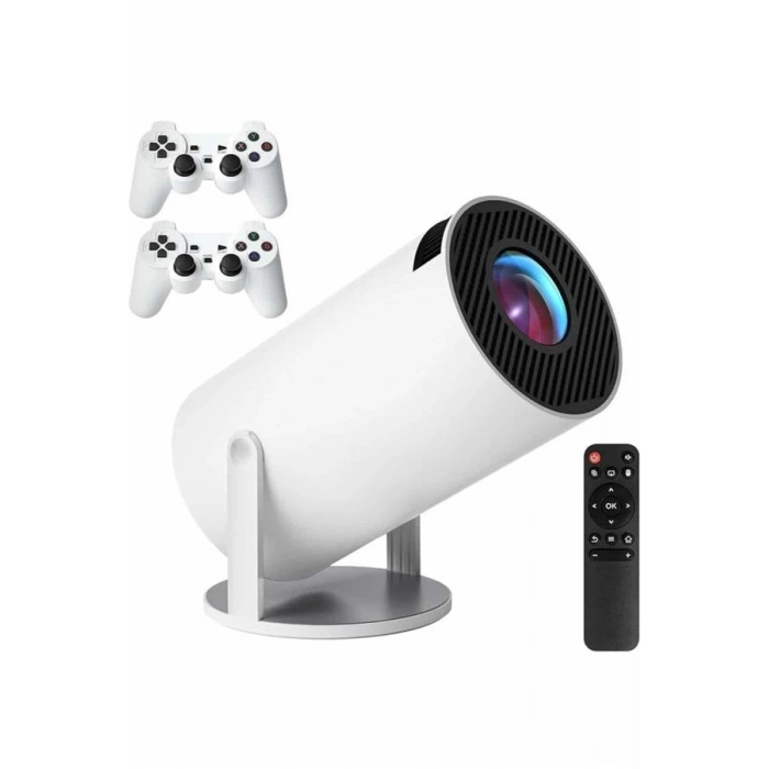 VipMarketim 4K Wireless Çift Kollu Kumandalı Oyun Projeksiyonu Retro Video Oyunu