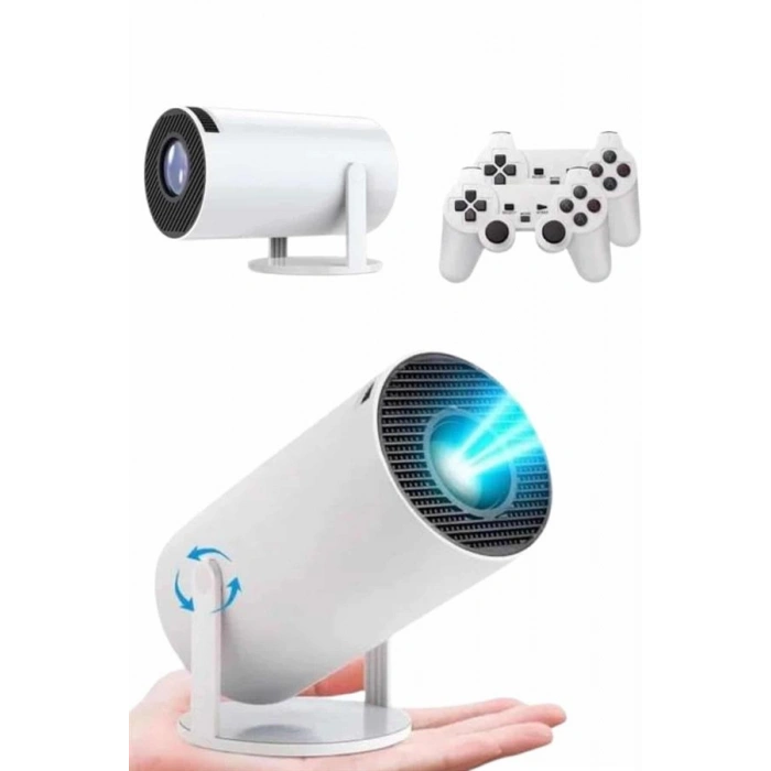 VipMarketim 4K Wireless Çift Kollu Kumandalı Oyun Projeksiyonu Retro Video Oyunu