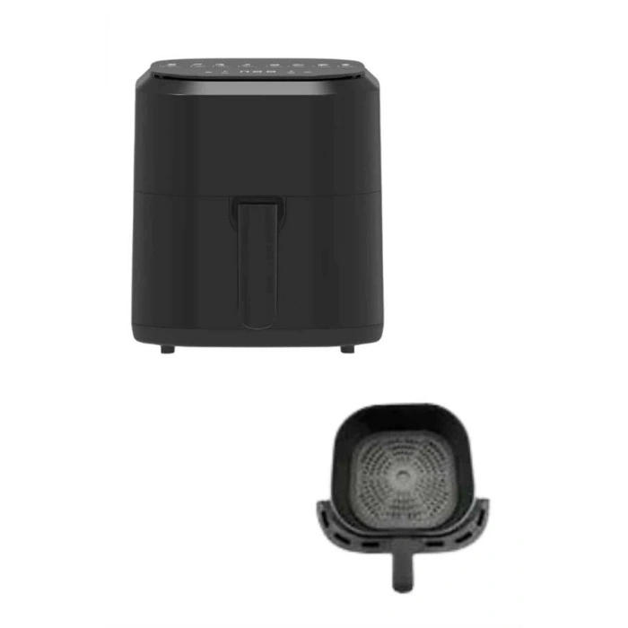 VipMarketim 4L Airfryer Hazneli Hava Fritözü Yağsız Fritöz Taşınabilir Fırın İşlevi Gören Pratik