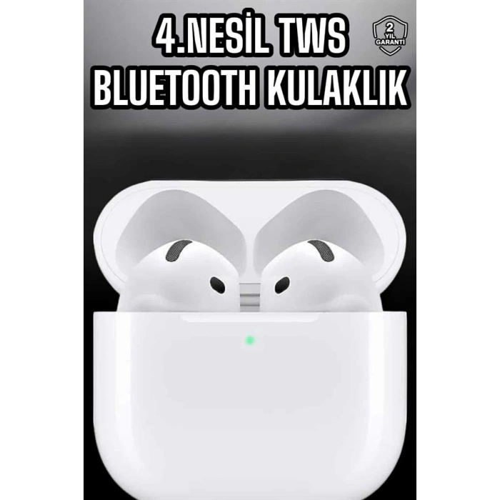 VipMarketim 4.Nesil Kaliteli TWS Android ve İOS Uyumlu Mikrofonlu Kulaklık