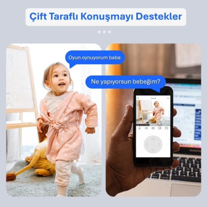 VipMarketim 5 Antenli Bebek Ev Güvenlik Kamerası