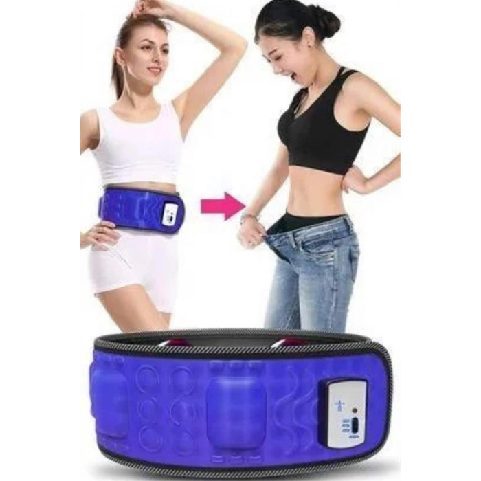 VipMarketim 5 Motorlu Titreşimli Masaj Aleti Masaj Kemeri Göbek Bel İnceltmeye Uygun