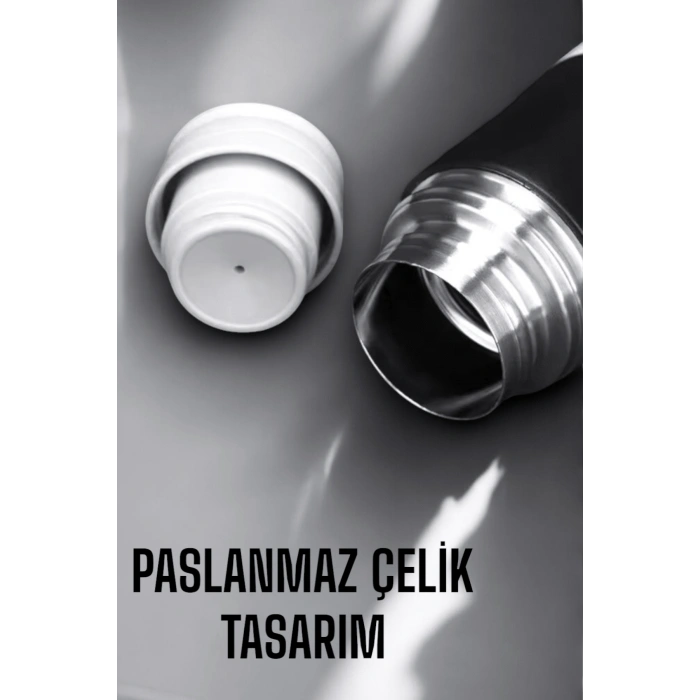 VipMarketim 500 ml Kapasiteli Taşınabilir Basınçlı Termos Seti Günlük Kullanım için İdeal