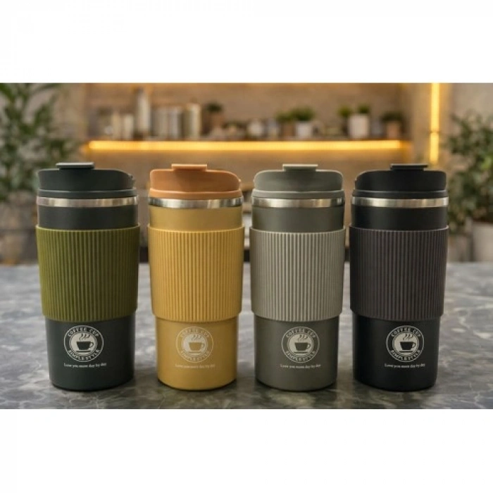 VipMarketim 500 ml Paslanmaz Çelik Termos Mug Bardak
