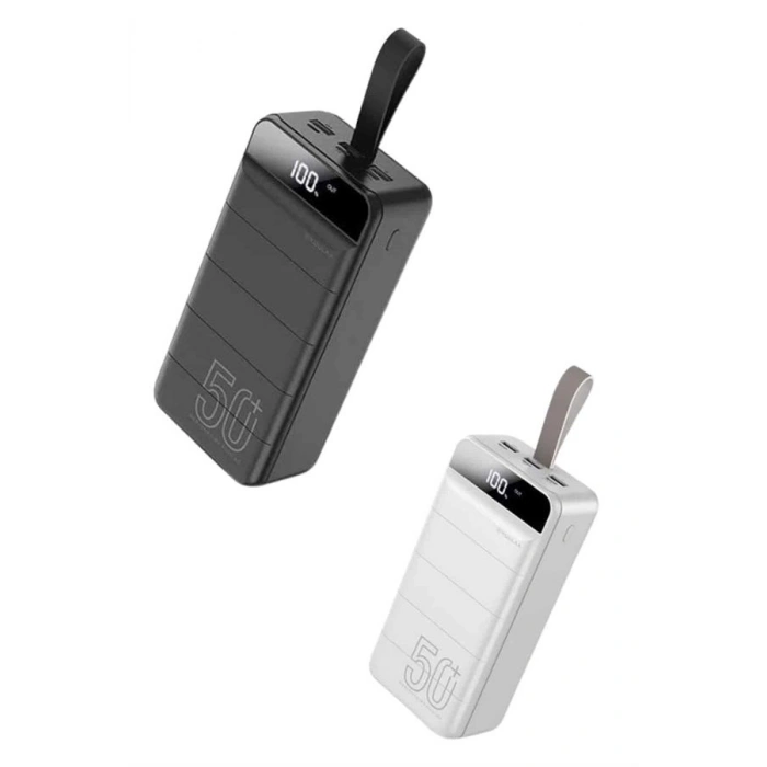 VipMarketim 50.000 Mah Powerbank Turbo Hızlı Led Göstergeli Android İOS Uyumlu Taşınabilir Askılı