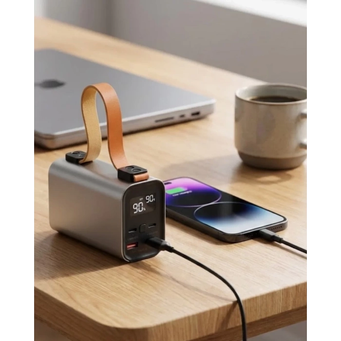 VipMarketim 50000mAh Yüksek Kapasiteli Power Bank Çoklu Çıkışlı Fast Charge