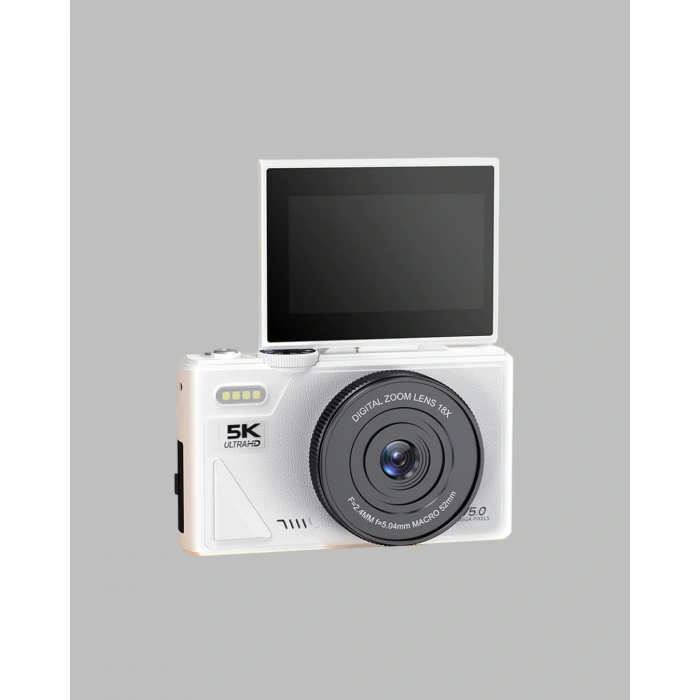 VipMarketim 5K 75MP Dijital Kamera WiFi Aktarımlı Otofokus ve 18x Dijital Zoom