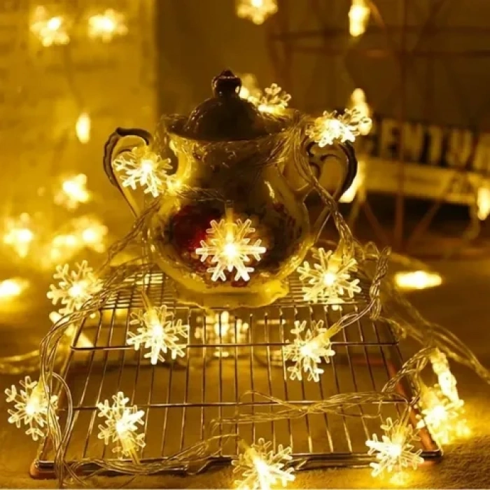 VipMarketim 5m 28 LED Kar Tanesi Lamba