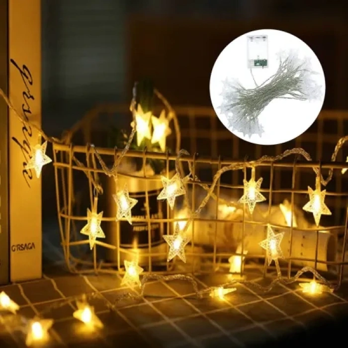 VipMarketim 5m 28 LED Yıldız Lamba