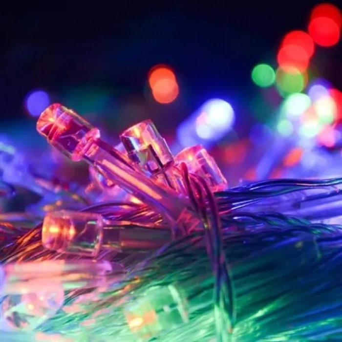 VipMarketim 5m 30 LED Pilli RGB Peri LED