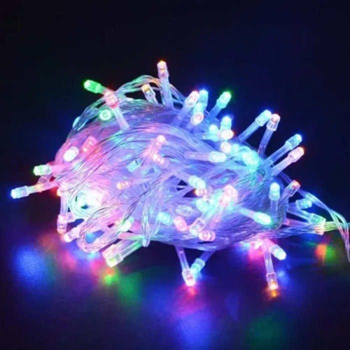 VipMarketim 5m 30 LED Pilli RGB Peri LED