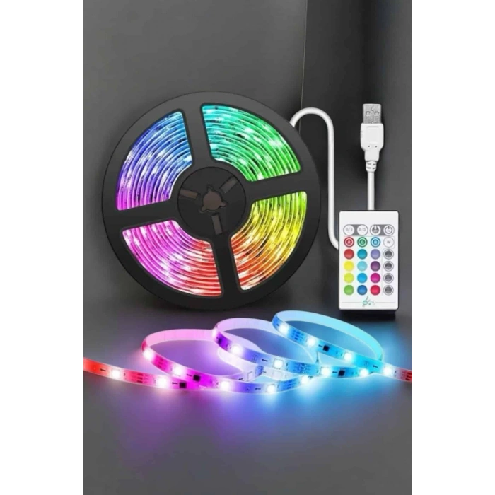 VipMarketim 5M RGB Işıklı Her Ortama Uygun Led Işık