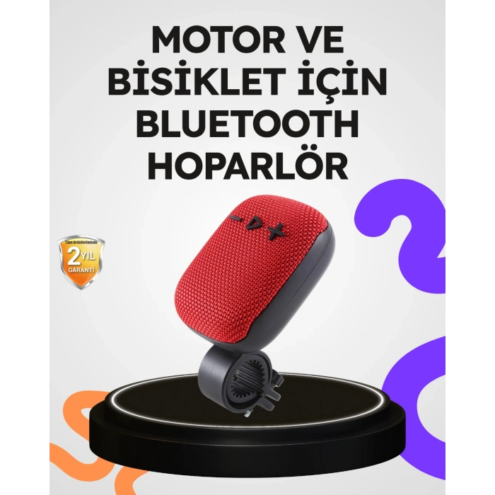 VipMarketim 5W Kablosuz Bluetooth Hoparlör Güçlü Bas ve FM Radyo
