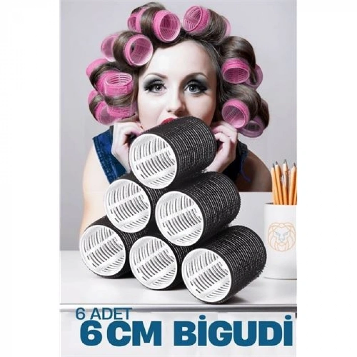 VipMarketim 6 Cm Bigudi 6 li Paket